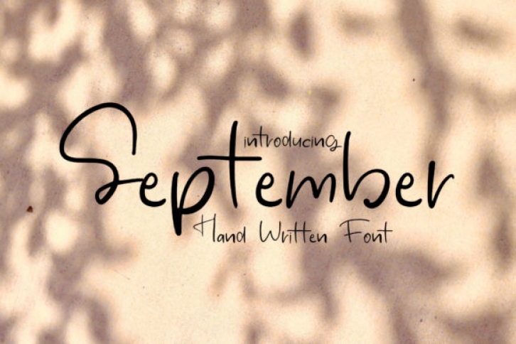 September Font Download