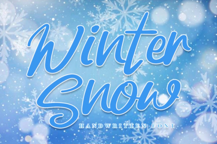 Winter Snow Font Download