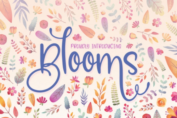 Blooms Font Download