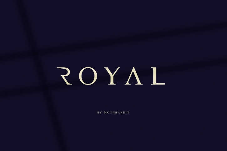 Royal - An elegant luxurious font Font Download