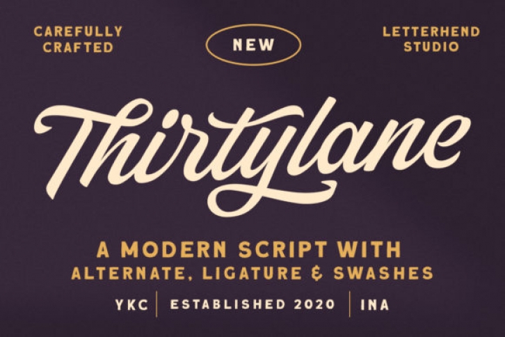 Thirtylane Font Download