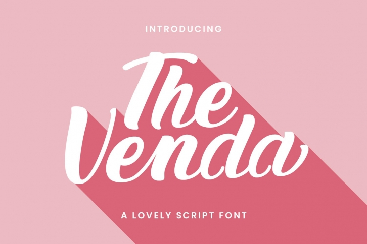The Venda Lovely Script Font Font Download
