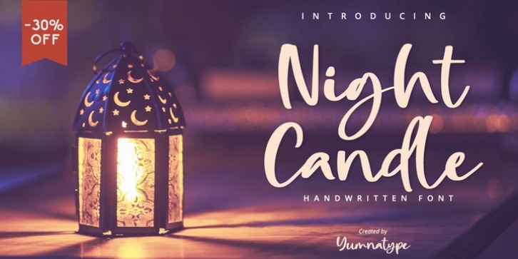 Night Candle Font Download