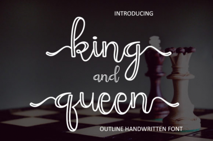 King and Queen Font Download