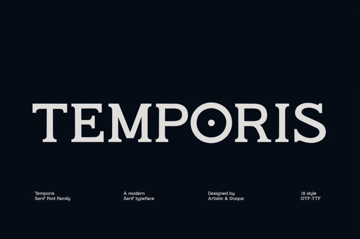 Temporis - Serif Font Family - OTF, TTF Font Download