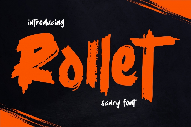 Rollet | Scary Font Font Download