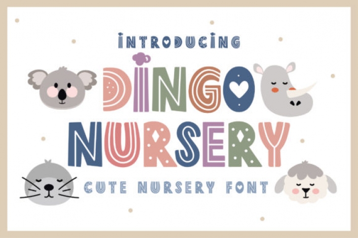 Dingo Nursery Font Download