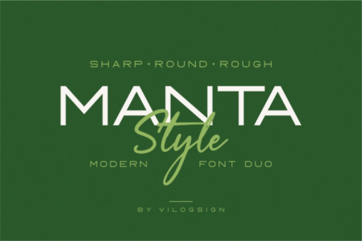 Manta Style Font Download