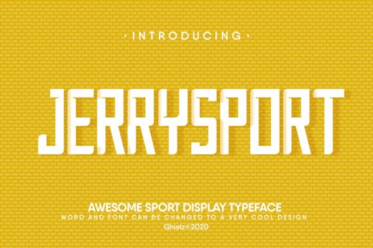 JerrySport Font Download