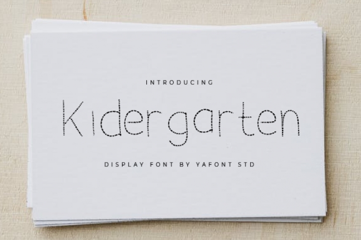 Kindergarten Font Download