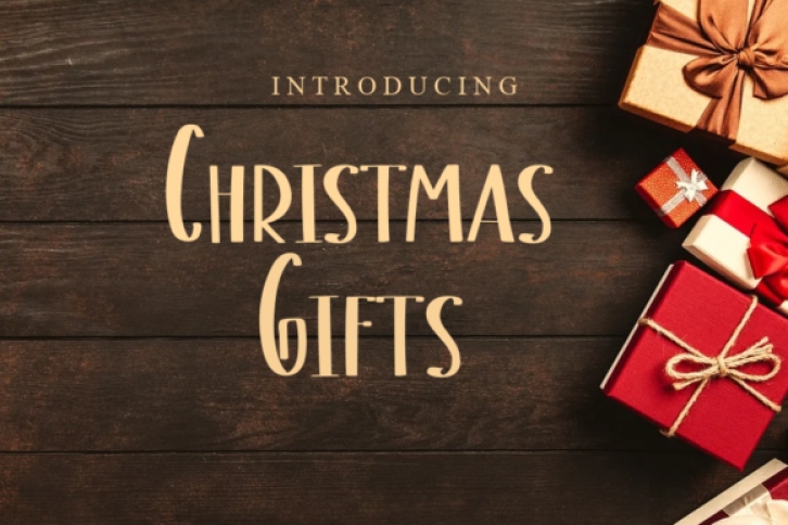 Christmas Gifts Font Download