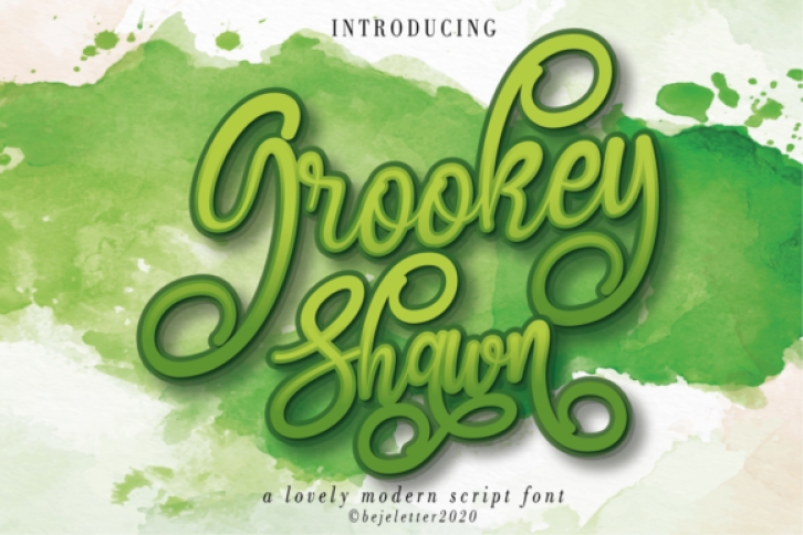 Grookey Shawn Font Download