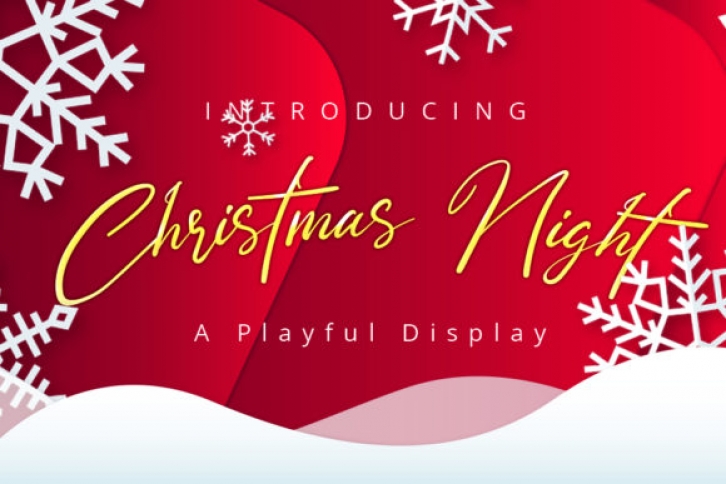 Christmas Night Font Download