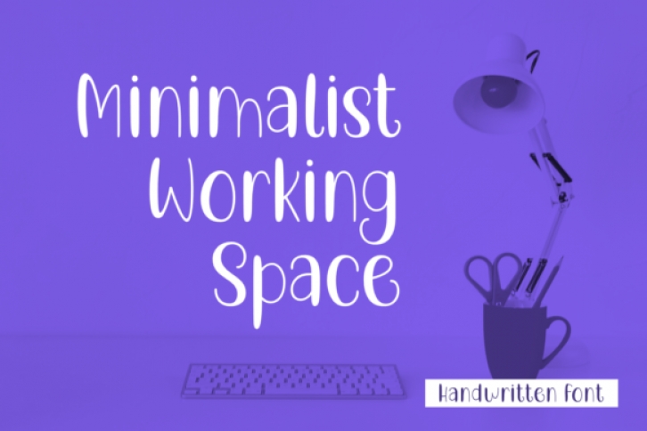 Minimalist Working Space Font Download