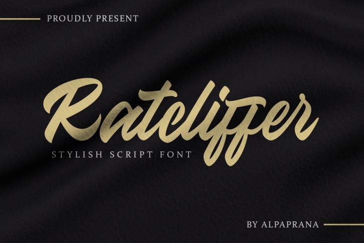 Ratcliffer - Modern Script Font Font Download