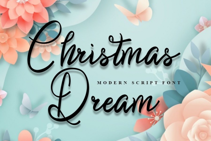 Christmas Dream | Lucury Script Font Font Download