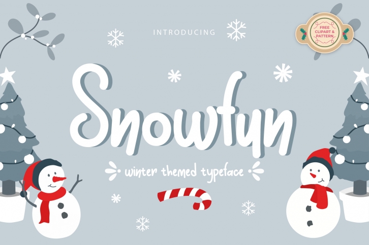 Snowfun Cute Winter Font Font Download