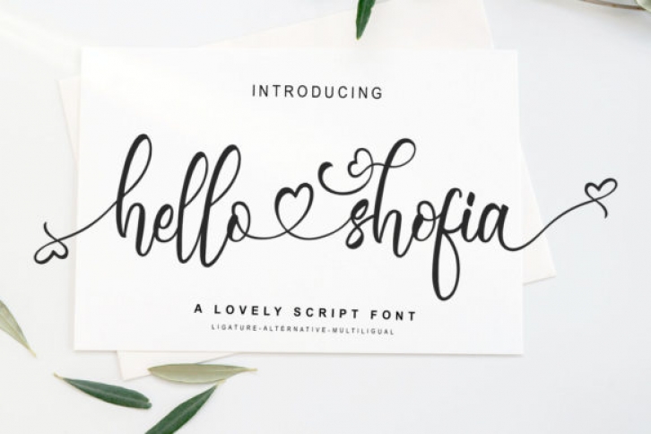 Hello Shofia Font Download