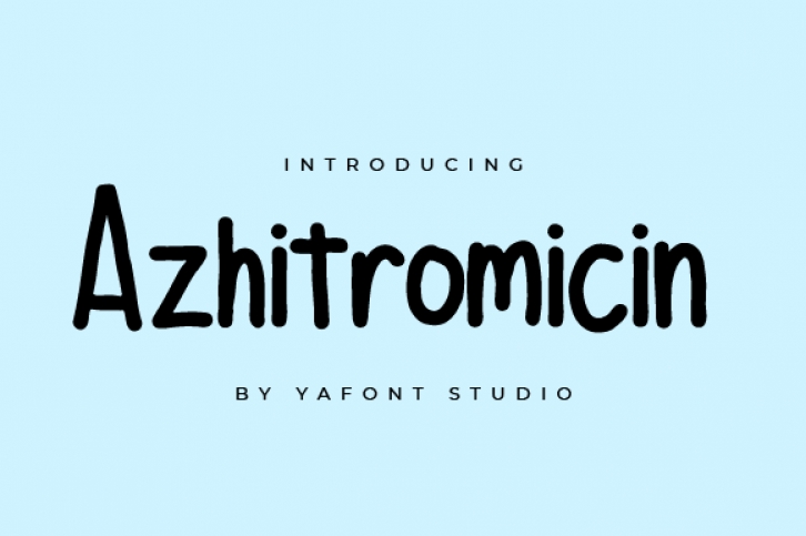 Azhitromicin Font Download