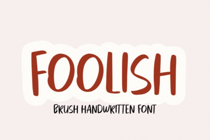 Foolish Font Download