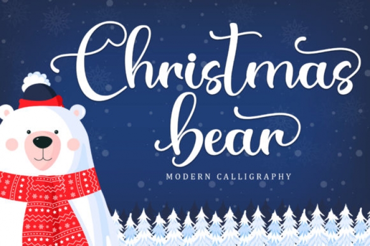 Christmas Bear Font Download