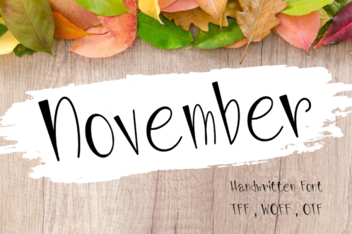 November Font Download