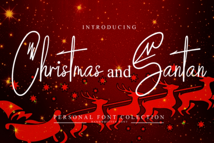 Christmas and Santan Font Download