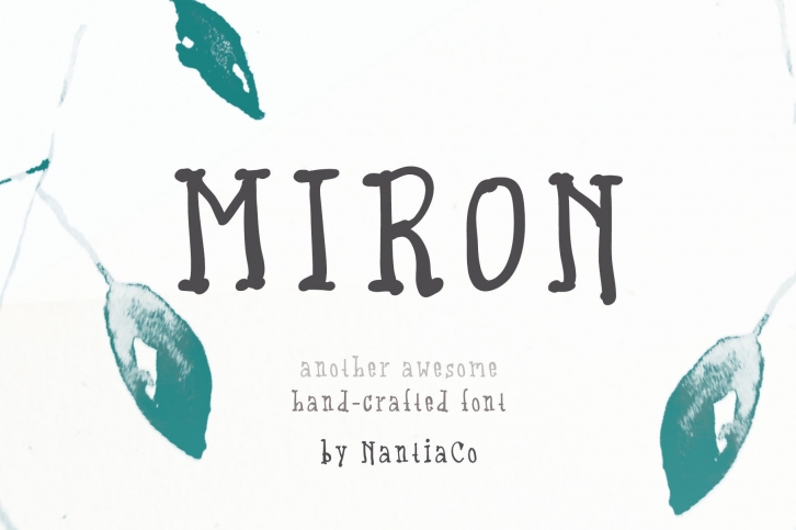 Miron Font Another Awesome Hand-Crafted Font Font Download