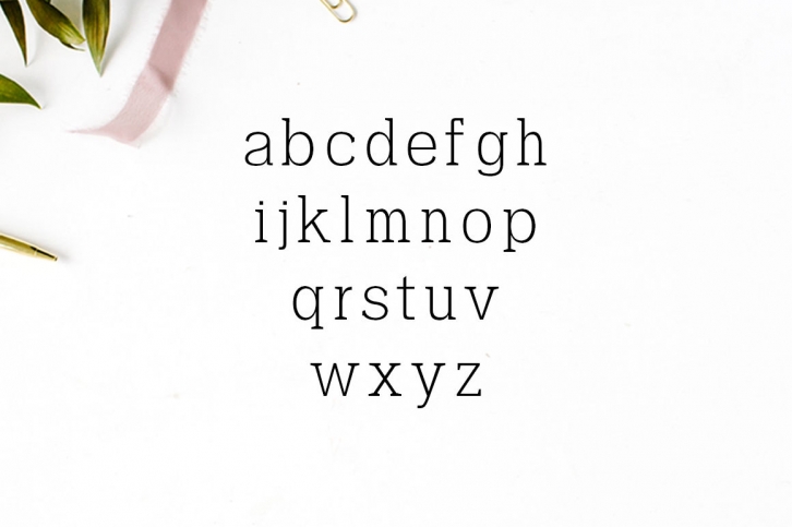 Ahijah A Clean Serif Typeface Font Download