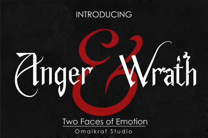 Anger and Wrath Font Download