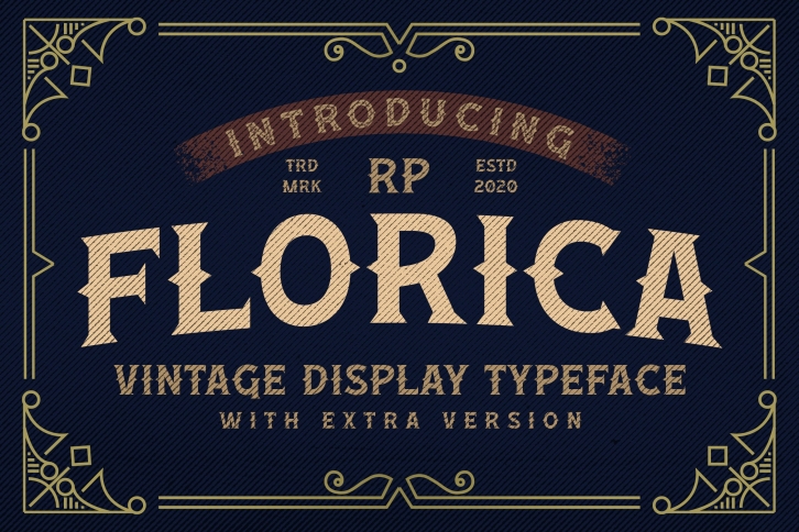 Florica - Vintage Display Font Font Download