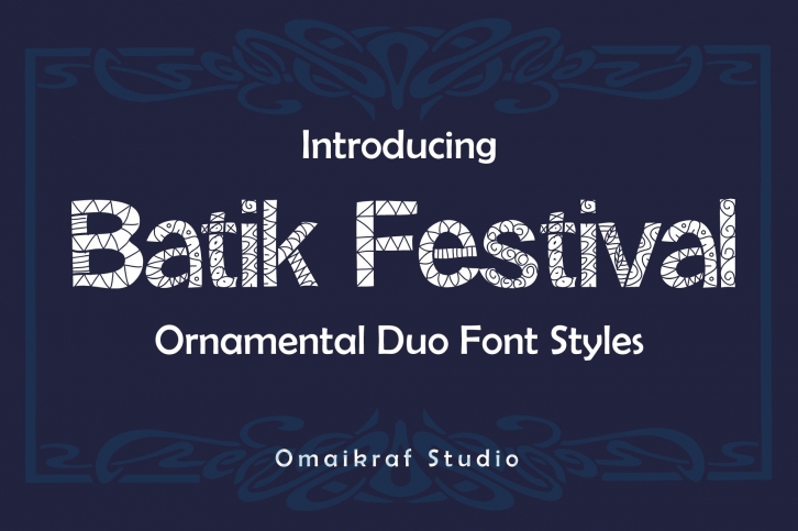 Batik Festival Font Download