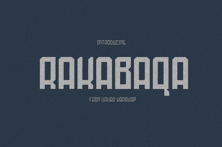 RAKABAQA Font Download