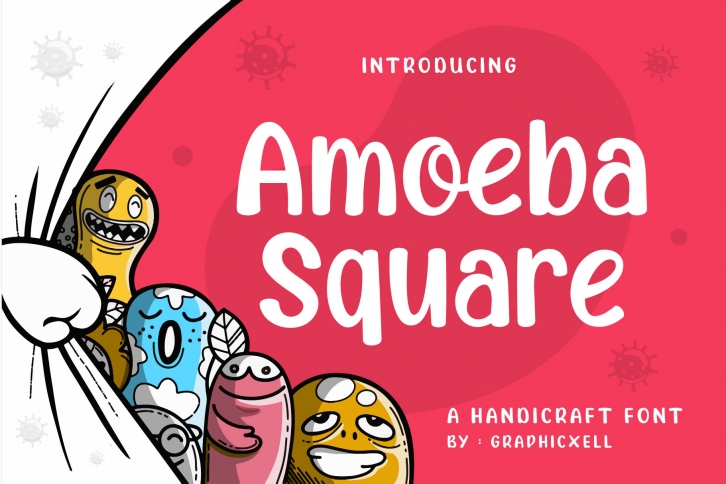 Amoeba Square Font Download