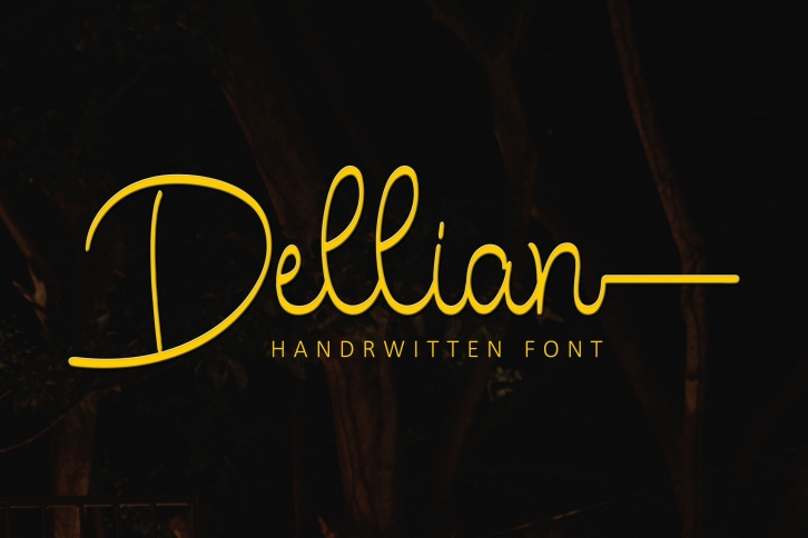 Dellian Handrwitten Font Font Download