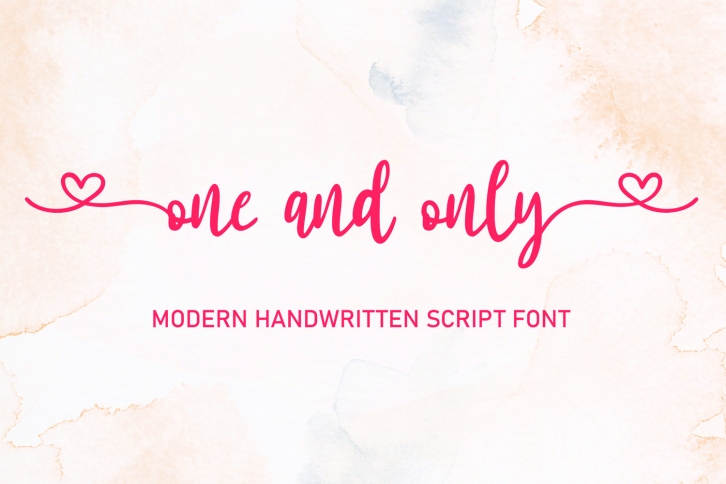 one and only Font Download