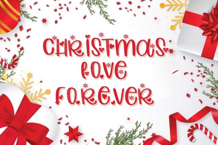 christmas love forever Font Download