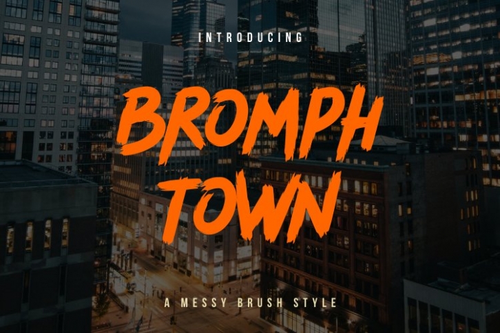 Bromph Town Font Download