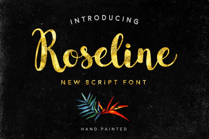 Roseline Cursive Font Font Download