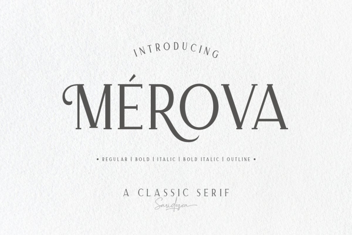 Merova - Classic Serif Font Download