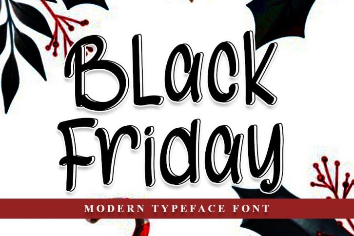 Black Friday - Modern Typeface Font Font Download