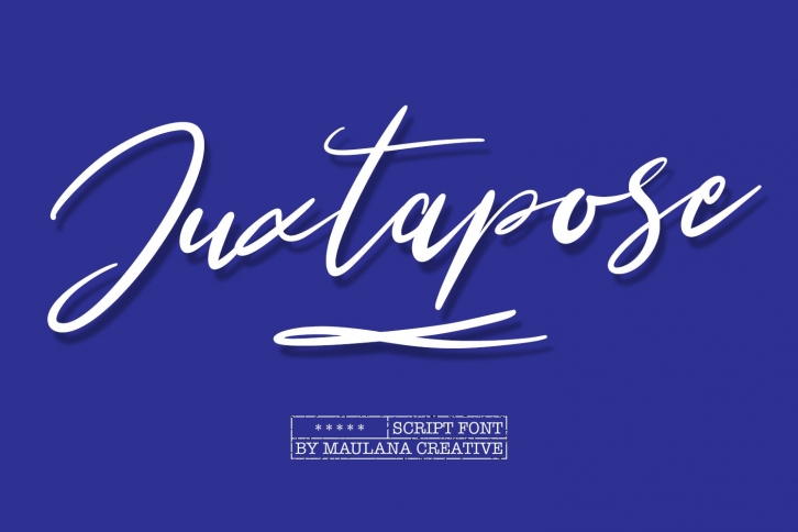 Juxtapose Script Font Font Download