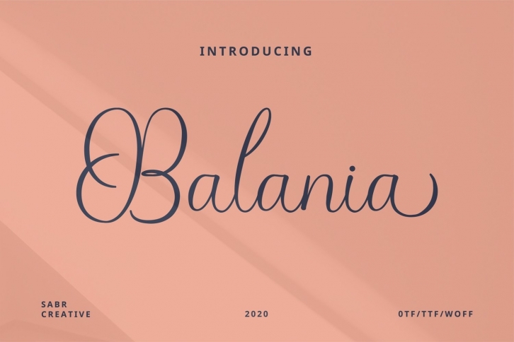 Balania Font Download