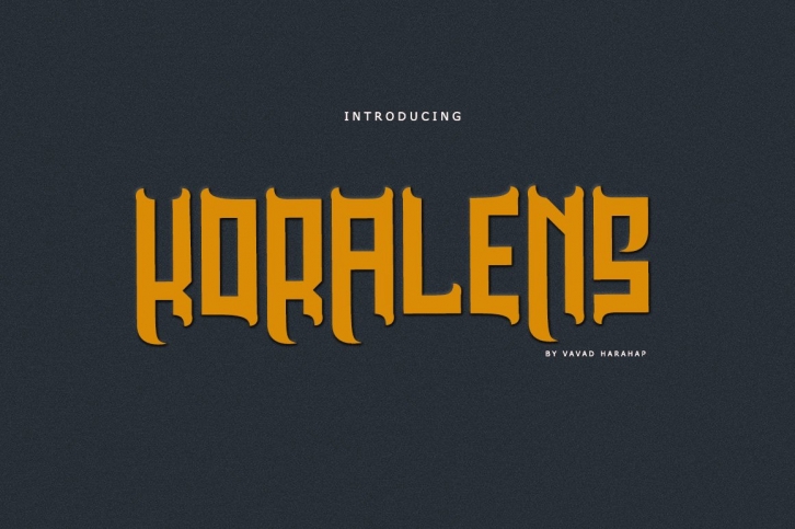 KORALENS Font Download