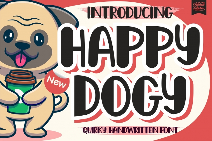 Happy Dogy - Quirky Handwritten Font Font Download