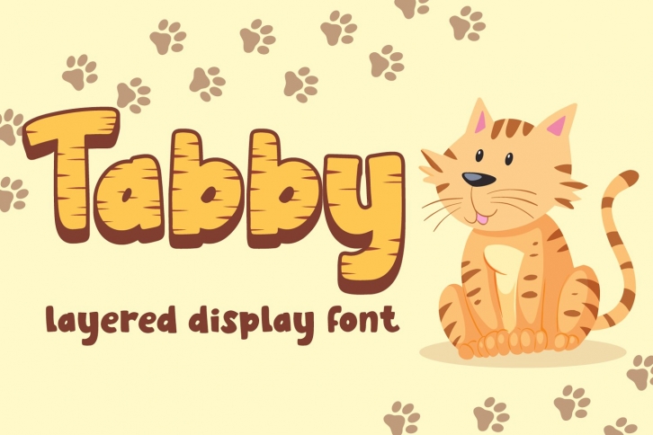 Tabby - Display Font Font Download