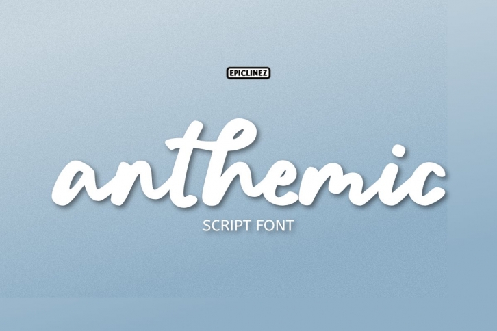 Anthemic | Stylish Script Font Font Download