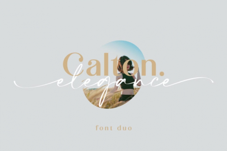 Calton Elegance Duo Font Download
