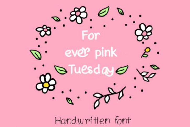 Forever Pink Tuesday Font Download
