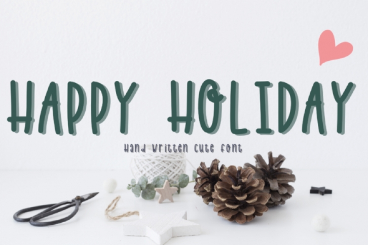 Happy Holiday Font Download